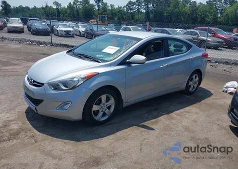 2012 Hyundai Elantra Gls from USA, damaged, VIN 5NPDH4AE9CH136792